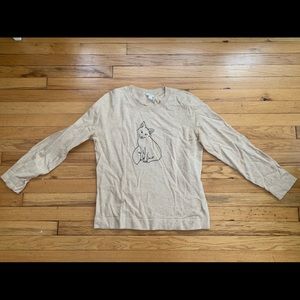 Embroider J. Crew Fox Sweater